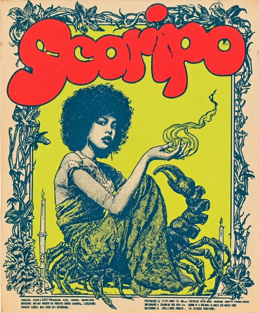 Sourpuss Psychedelic Vintage Poster. poster detail