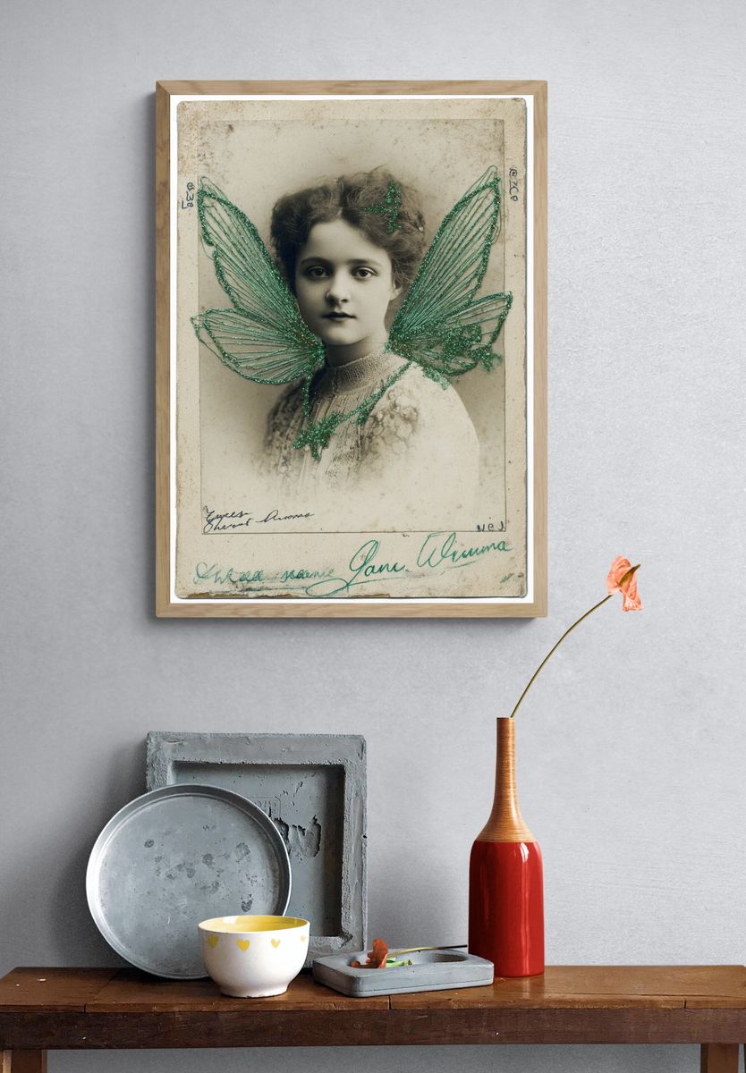 Vintage Fairy Portrait Poster. — room view 3
