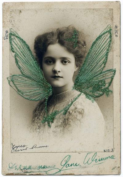 Vintage Fairy Portrait Poster.