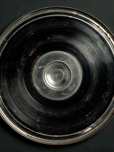 Vintage Vinyl Record Poster.