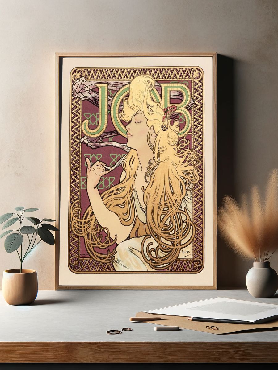 Job (1896) Alphonse Mucha. Original. — room view 2