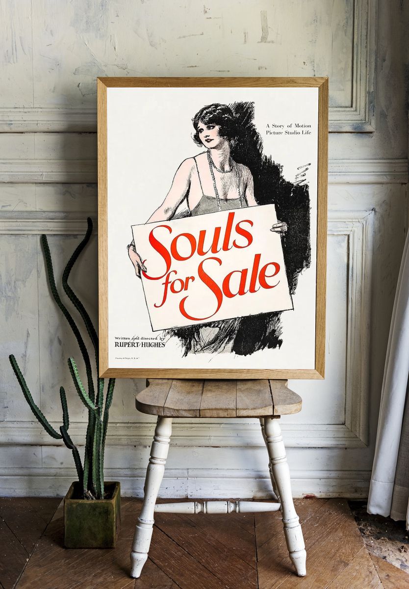 Souls Sale poster (1923) chromolithograph. room preview