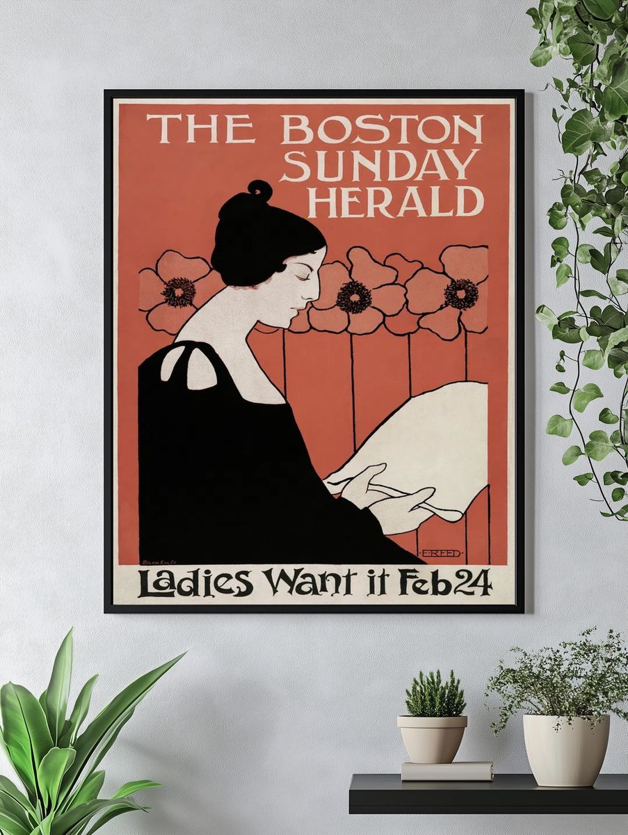 Boston Sunday Herald (1895–1901) vintage. — room view 4