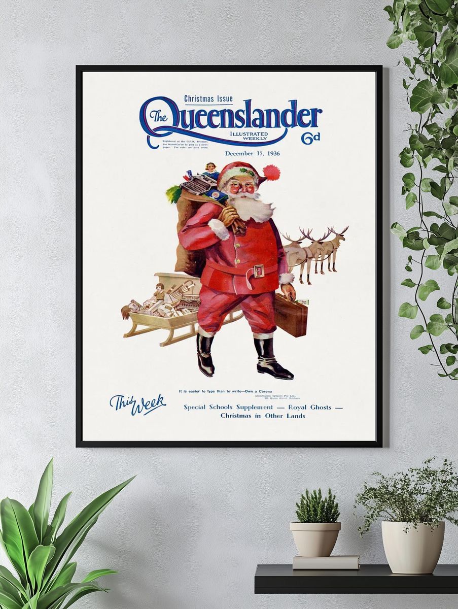 Illustrated front cover Queenslander December. — room view 4