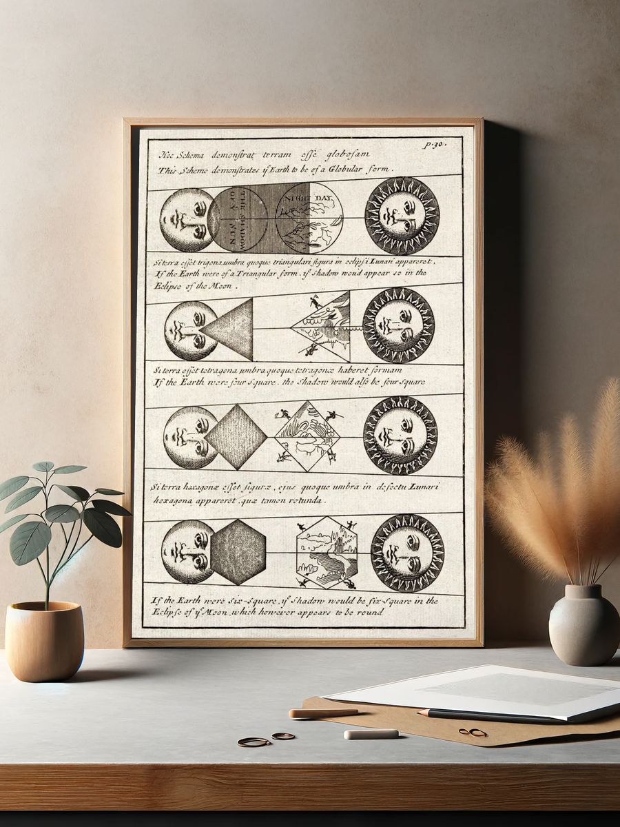 Four diagrams Solar eclipses (1711). — room view 2