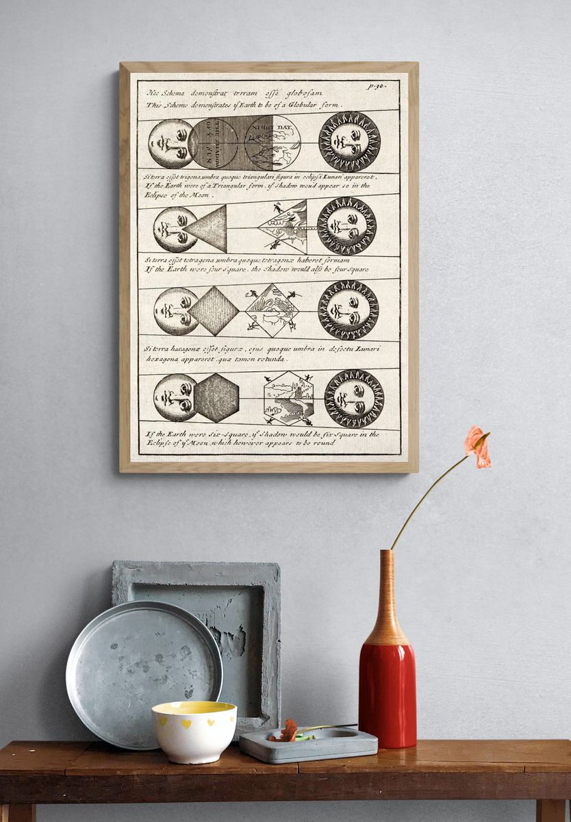 Four diagrams Solar eclipses (1711). — room view 3