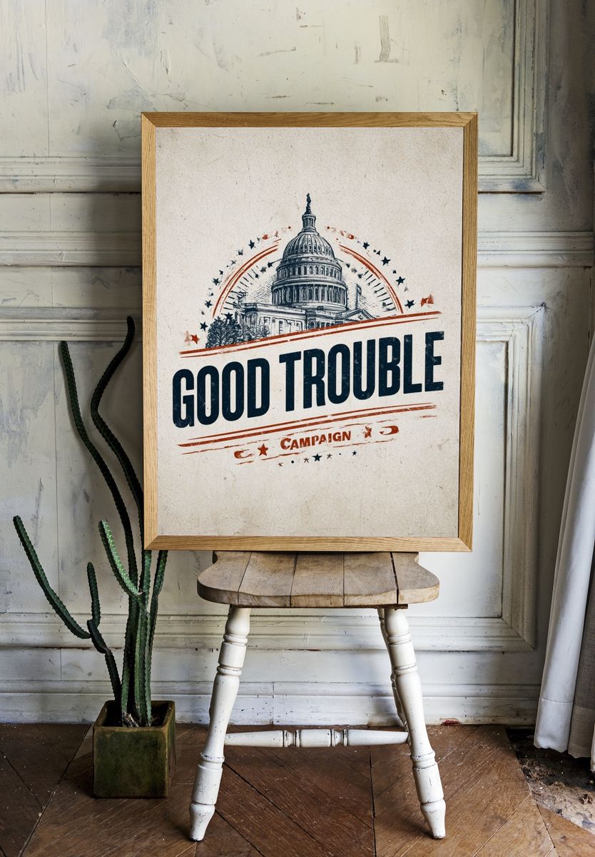 Good Trouble Campaign Poster. room preview