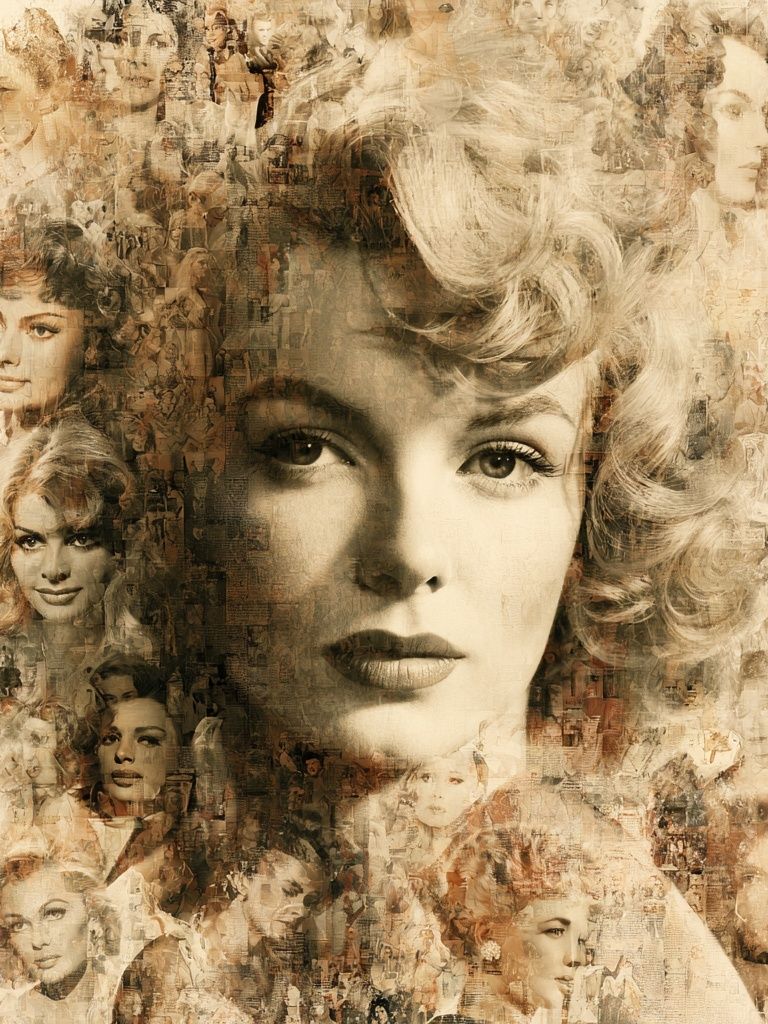 Vintage Hollywood Portrait Poster. poster — vintage art