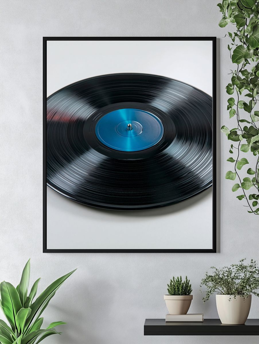 Vinyl Record Photography Poster. — room view 4
