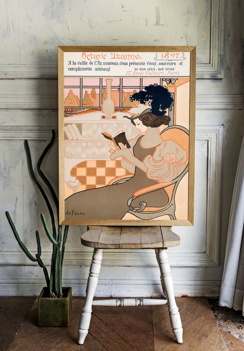 Nieuwjaarswens van Octave Uzanne voor. — room view 1