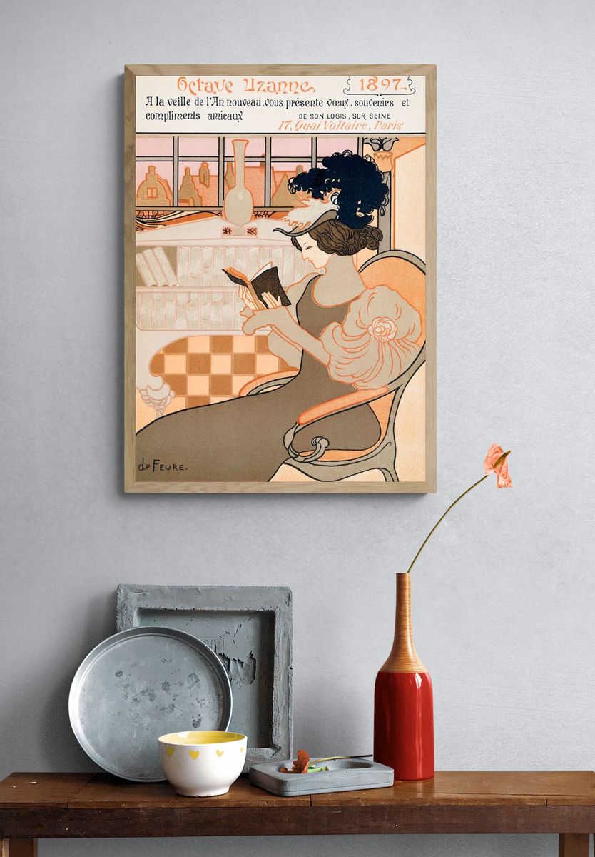 Nieuwjaarswens van Octave Uzanne voor. — room view 3
