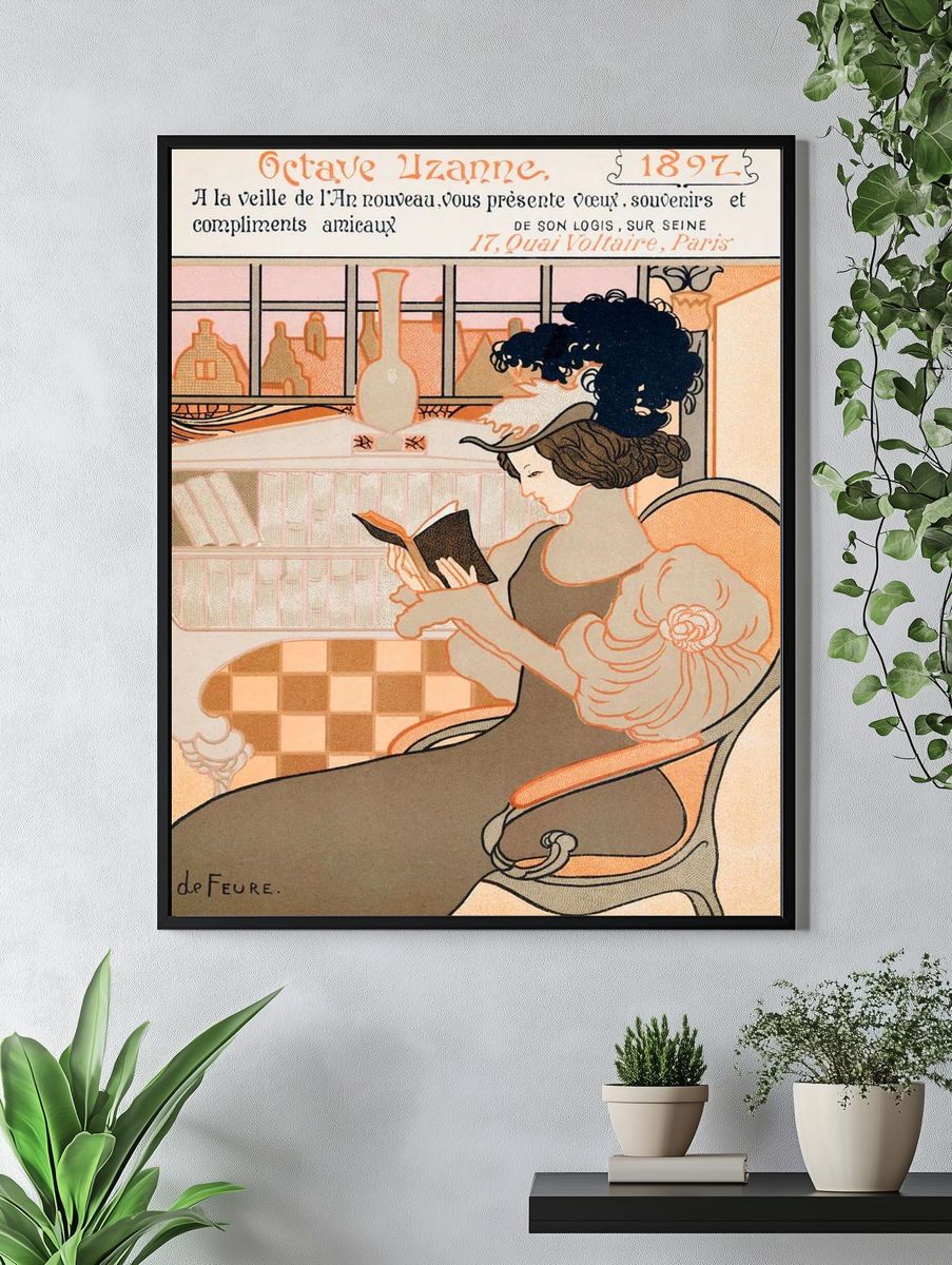 Nieuwjaarswens van Octave Uzanne voor. — room view 4