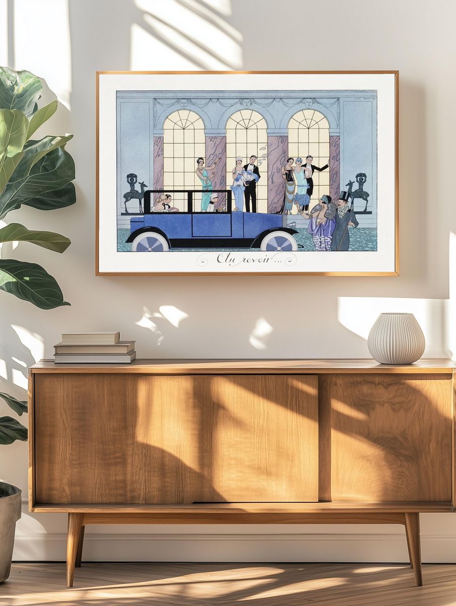 Au Revoir (1920) fashion illustration. — room view 3