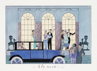 Au Revoir (1920) fashion illustration
