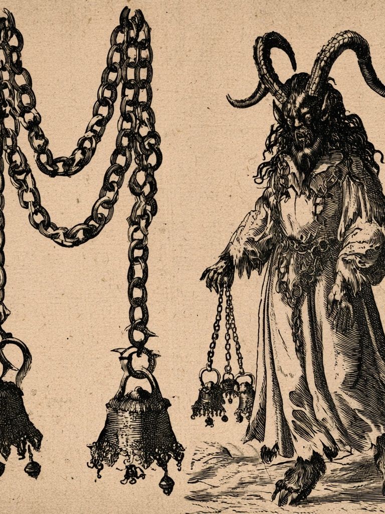 Horned Goatman Vintage Print. poster — vintage art