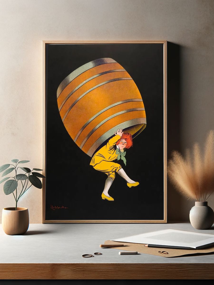 Cognac Pellisson (1907) print high. — room view 2