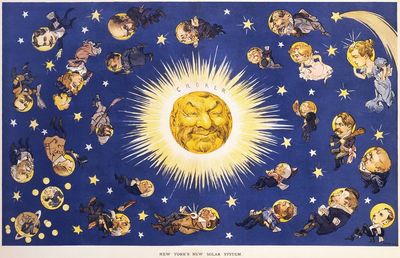 New York's new solar system. poster