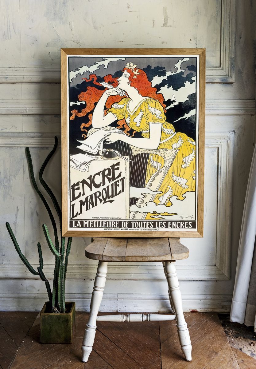Encre L. Marquet (1892), vintage. — room view 1