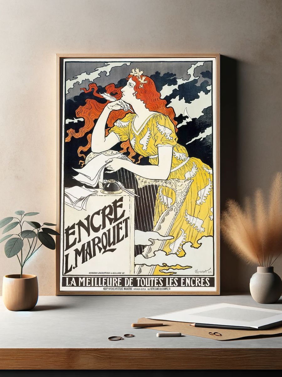 Encre L. Marquet (1892), vintage. — room view 2