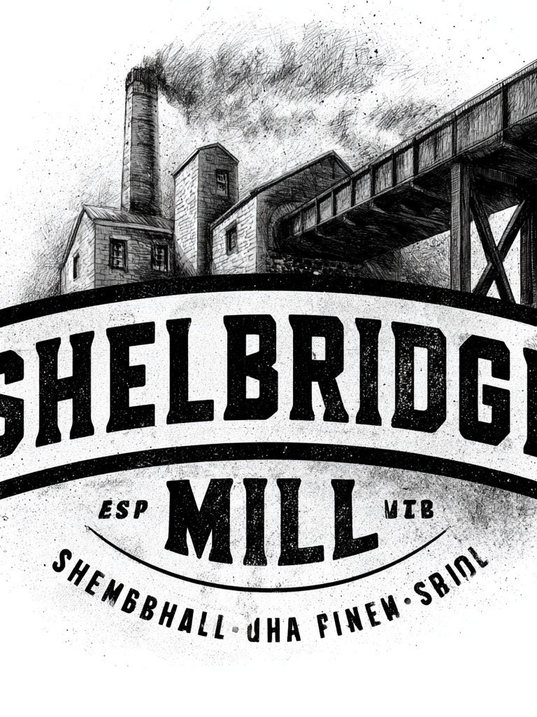 Shelbridge Mill Vintage Poster. poster detail