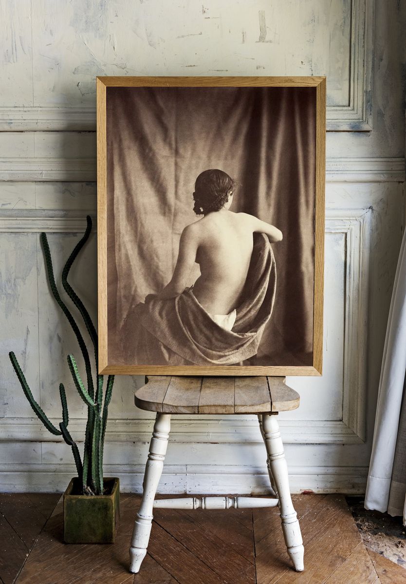 Female nude photography, Draped Model. — room view 1