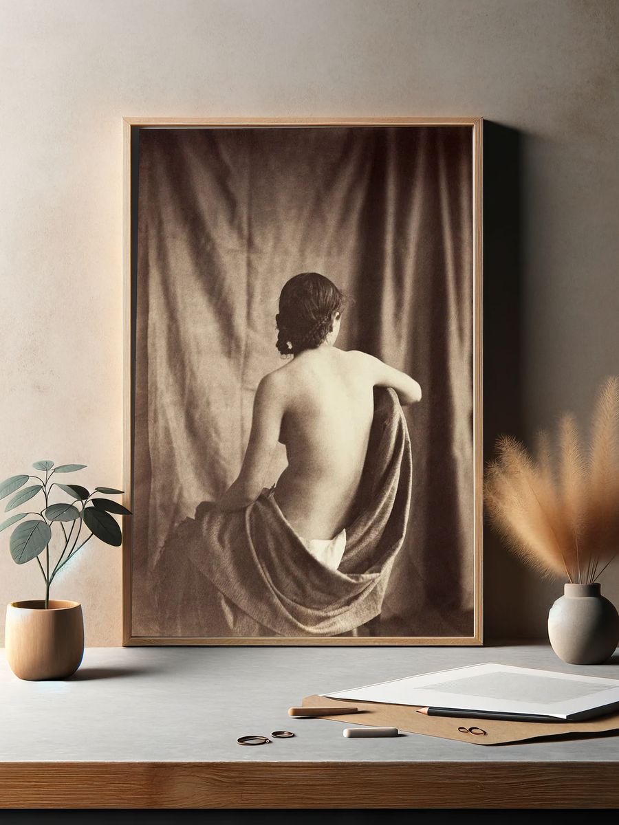 Female nude photography, Draped Model. — room view 2