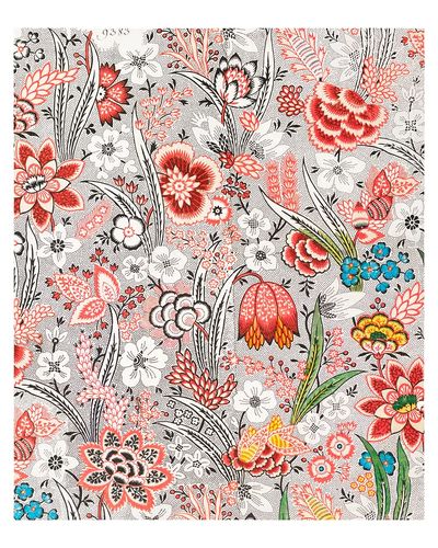 Flower pattern painting, vintage Allover. poster