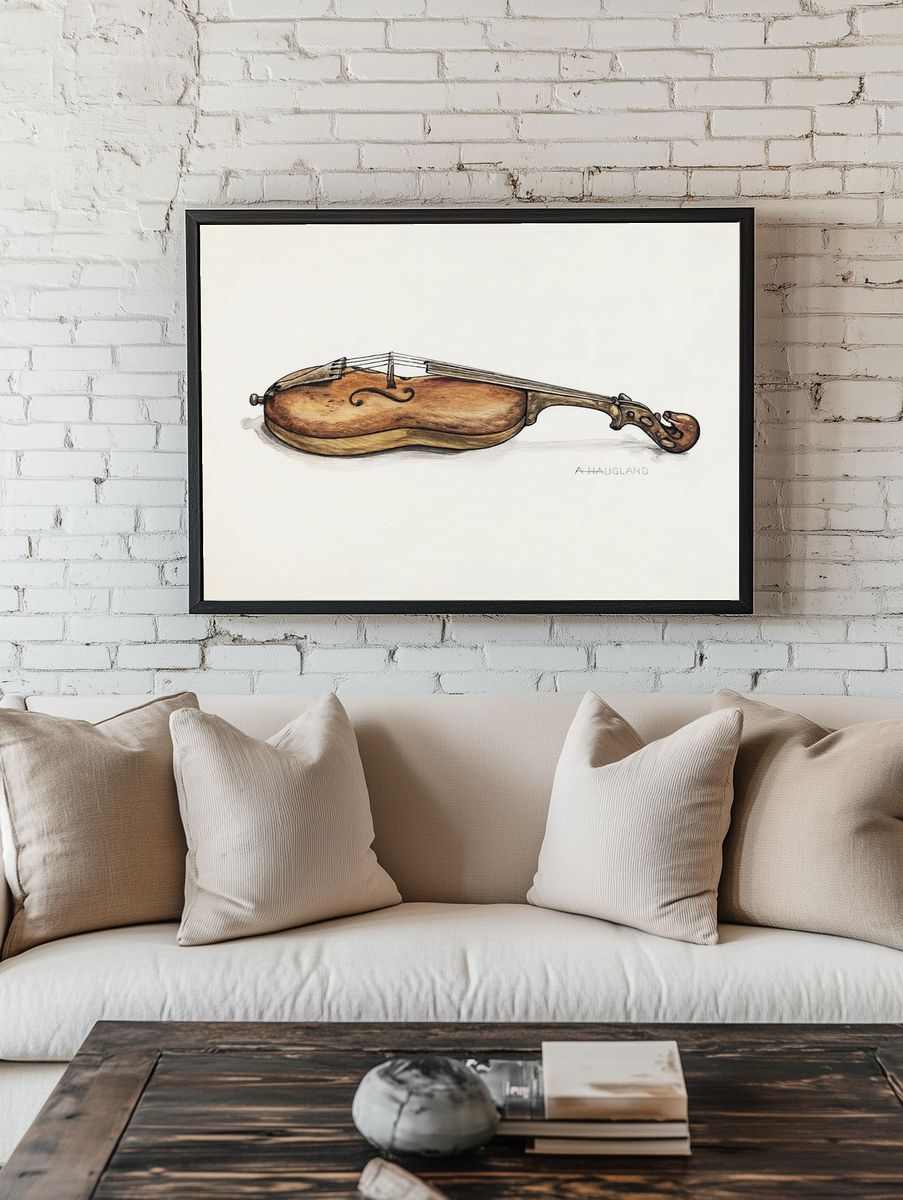 Violin (ca.1937) Augustine Haugland. Original. room preview