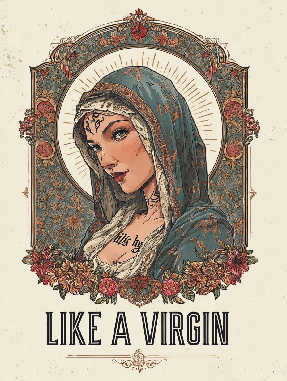Like a Virgin — Vintage Print. poster — vintage art