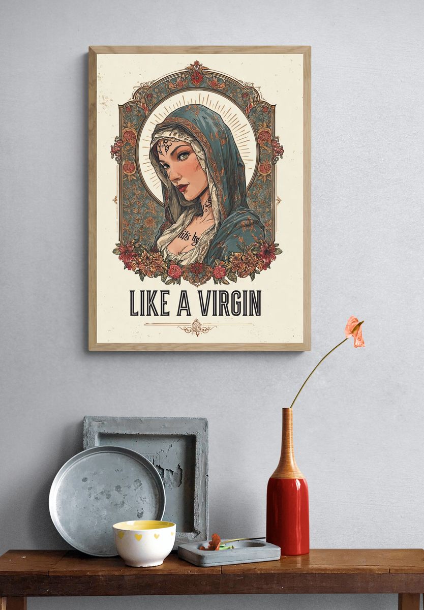 Like a Virgin — Vintage Print. — room view 3