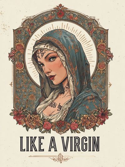 Like a Virgin — Vintage Print. poster