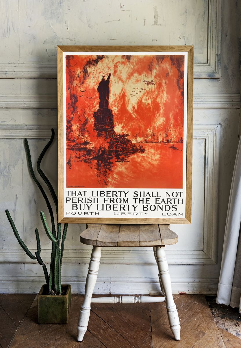 Statue of Liberty — Vintage Print room preview