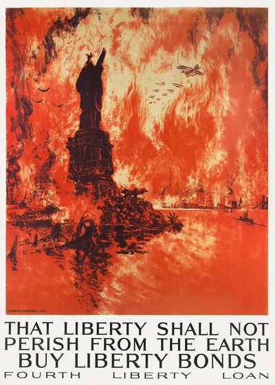Statue of Liberty — Vintage Print
