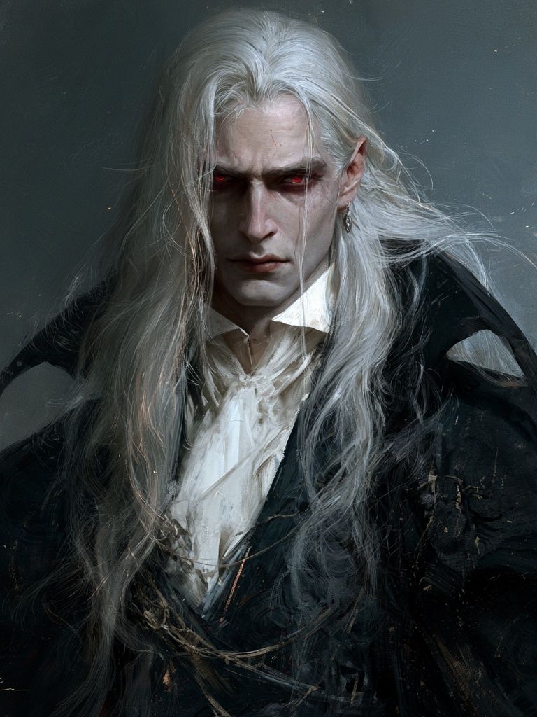 Vampire Portrait Fine-Art Poster. poster — fine-art art