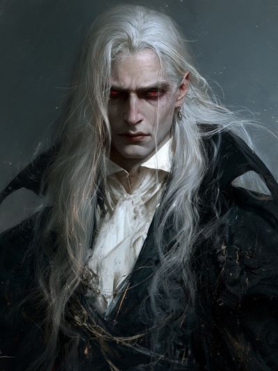 Vampire Portrait Fine-Art Poster.