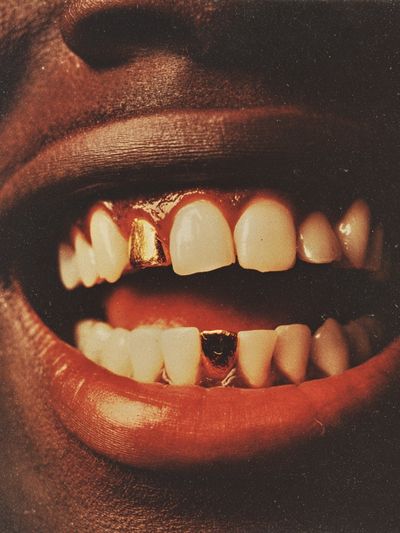 Vampire Mouth Vintage Poster.