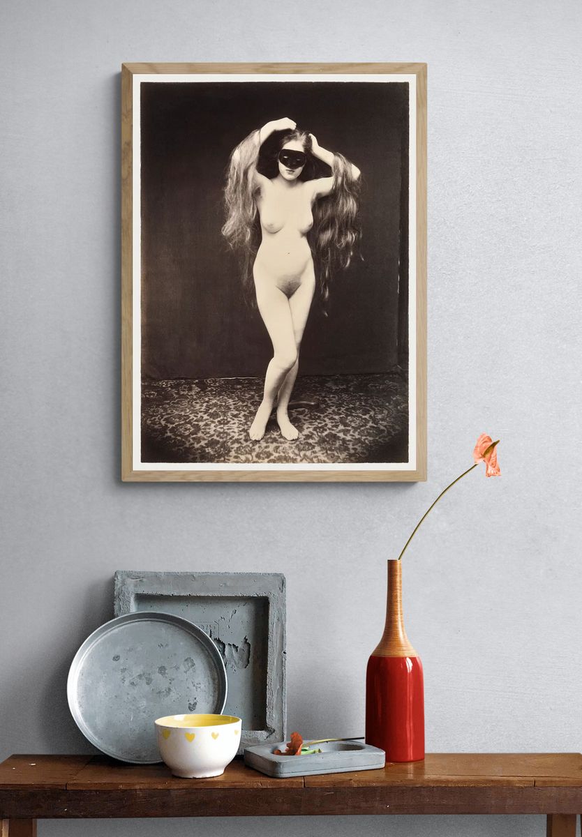 Nude photography naked woman, Female. — room view 3