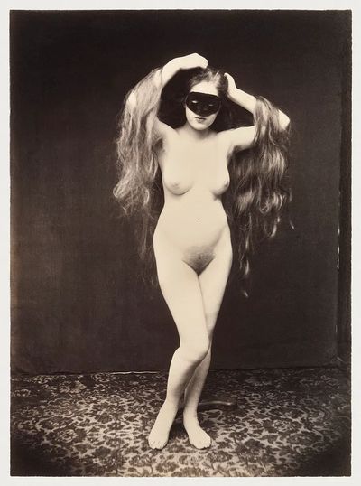 Nude photography naked woman, Female. poster print