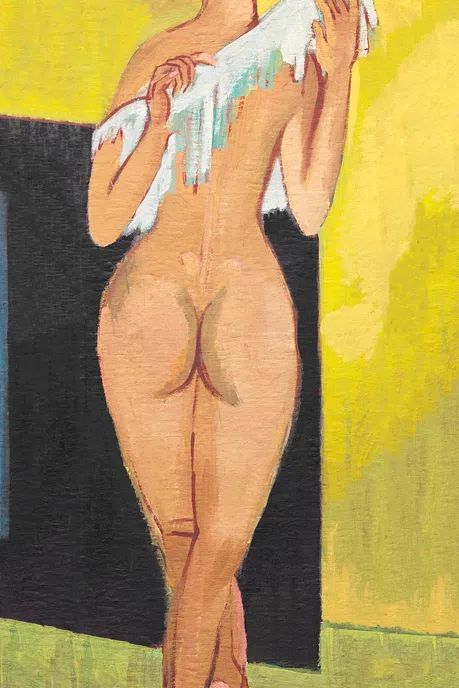 Nude Woman — Vintage Print. poster — vintage art