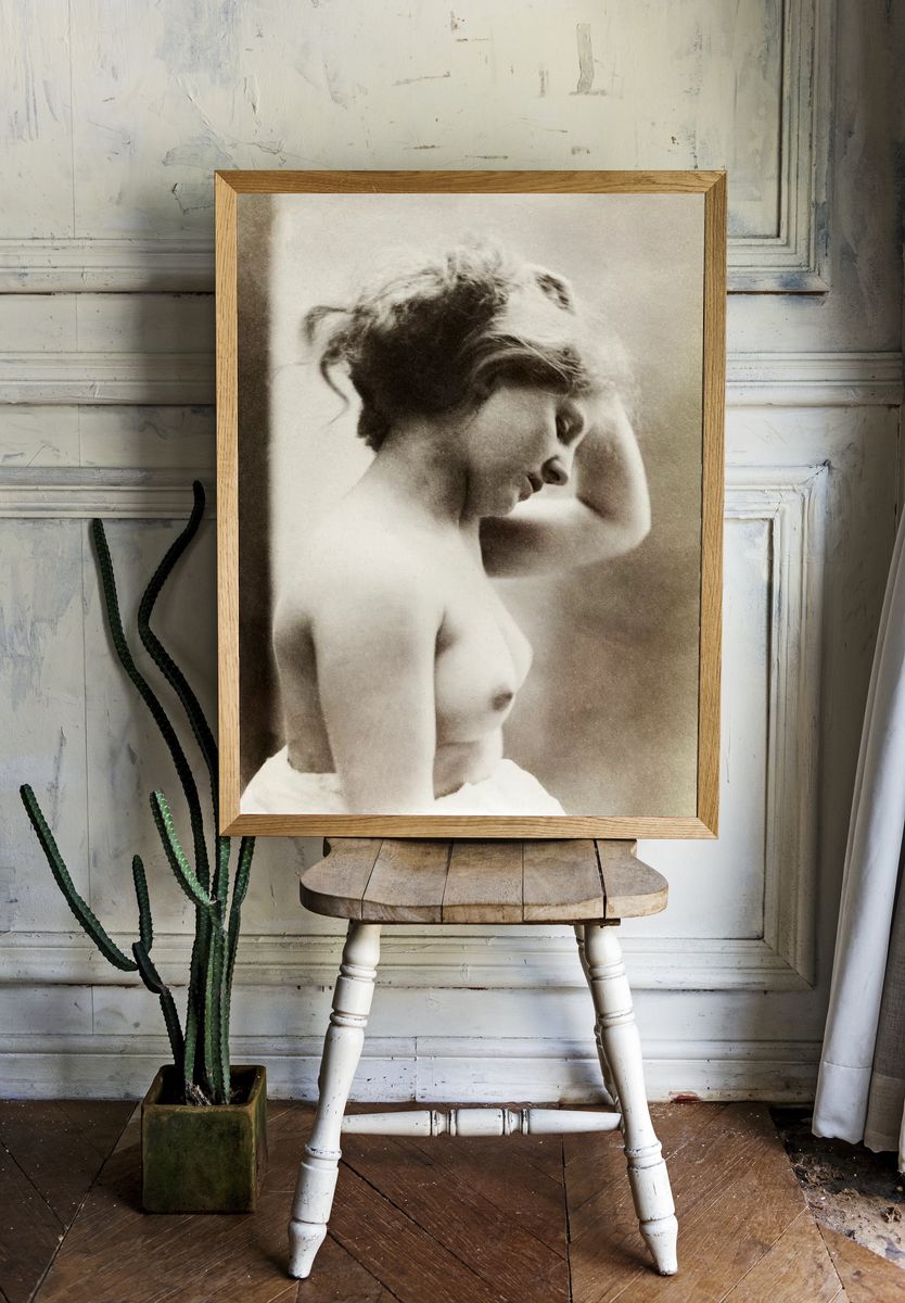 Nude photography naked woman (1881). — room view 1