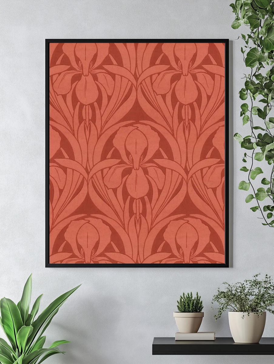 Templemore (1875-1899) pattern art background. — room view 4