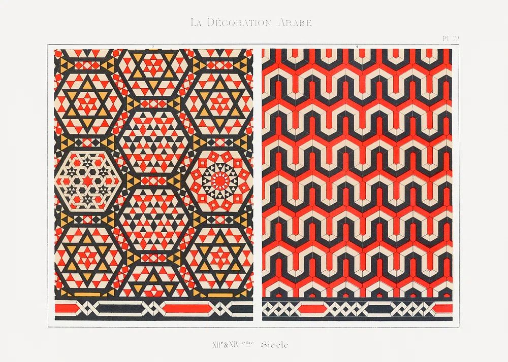 La Decoration Arabe, plate no. poster detail