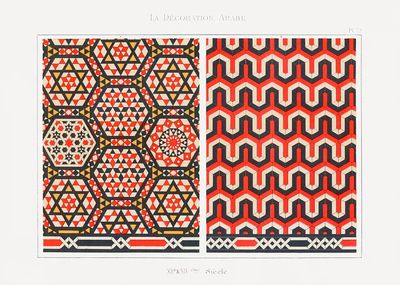 La Decoration Arabe, plate no. poster