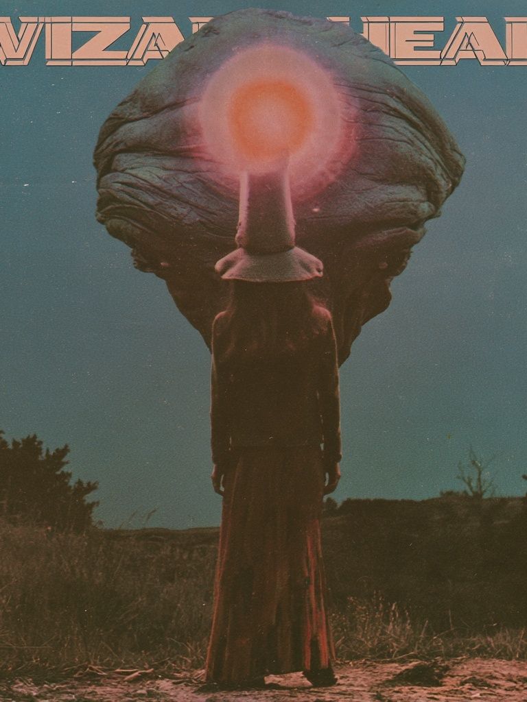Wizard Head Surreal Vintage Poster. poster — vintage art