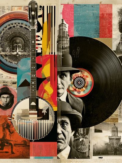 Kulturhausen Collage Vintage Poster.