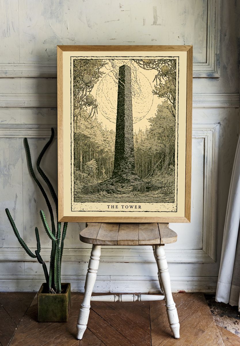 The Tower Tarot Poster. room preview