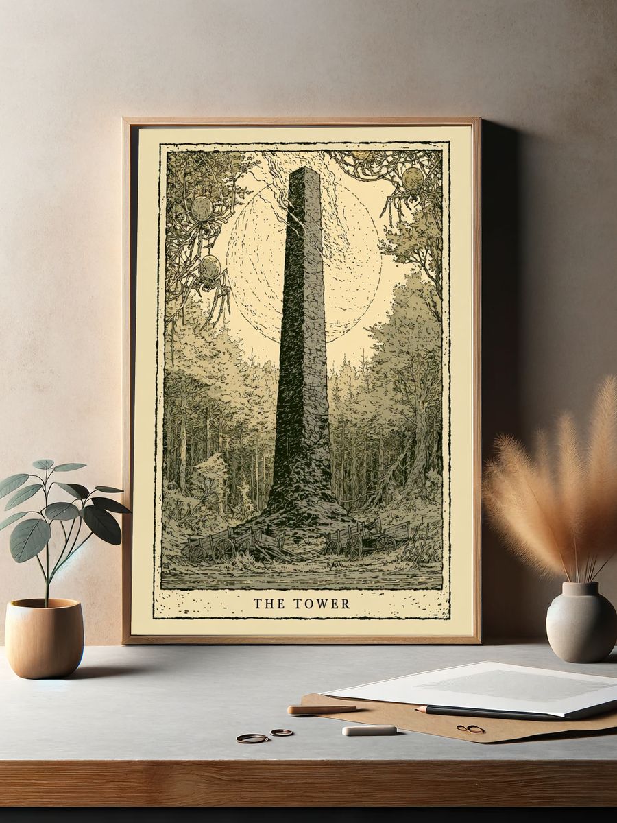 The Tower Tarot Poster. — room view 2