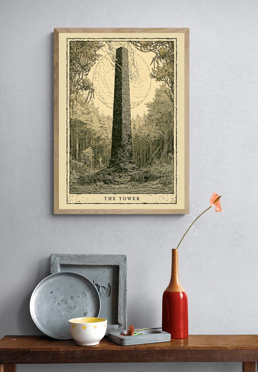 The Tower Tarot Poster. — room view 3