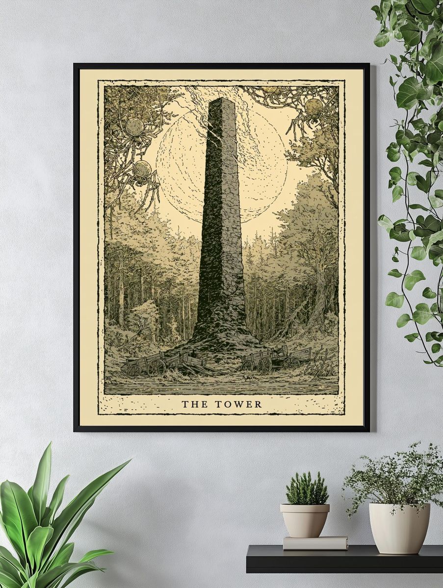 The Tower Tarot Poster. — room view 4