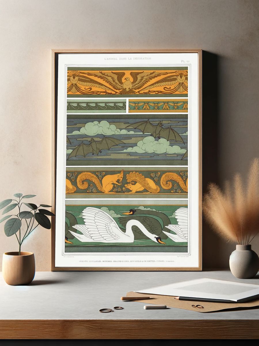Oiseaux. Libellules. Mouches. Chauve-souris. écureuils. — room view 2